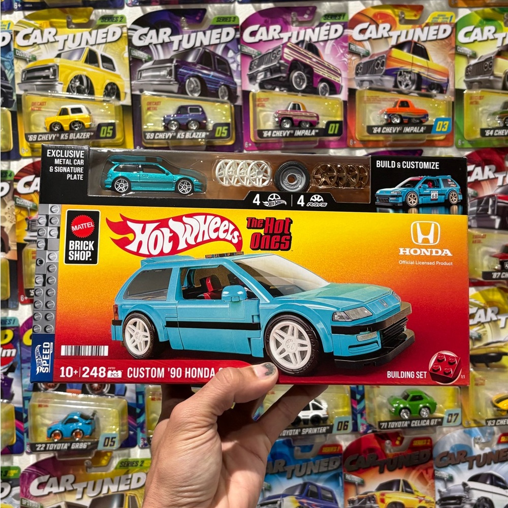Mattel Brick Shop 1990 Honda Civic EF hot wheels
